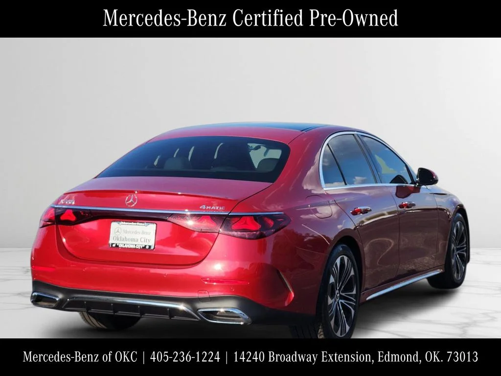 Certified Used 2025 MANUFAKTUR Patagonia Red Mercedes-Benz E 350 image 5