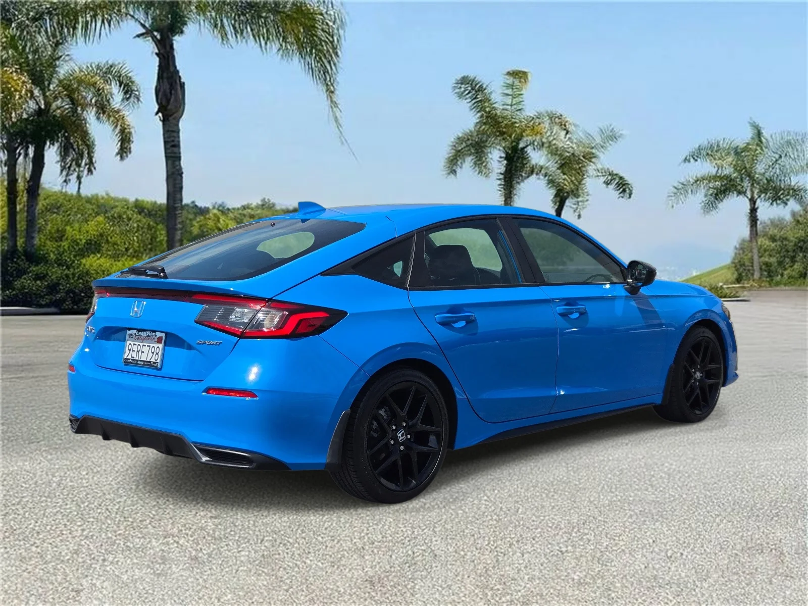 Used 2023 Boost Blue Pearl Honda Sport CVT image 4