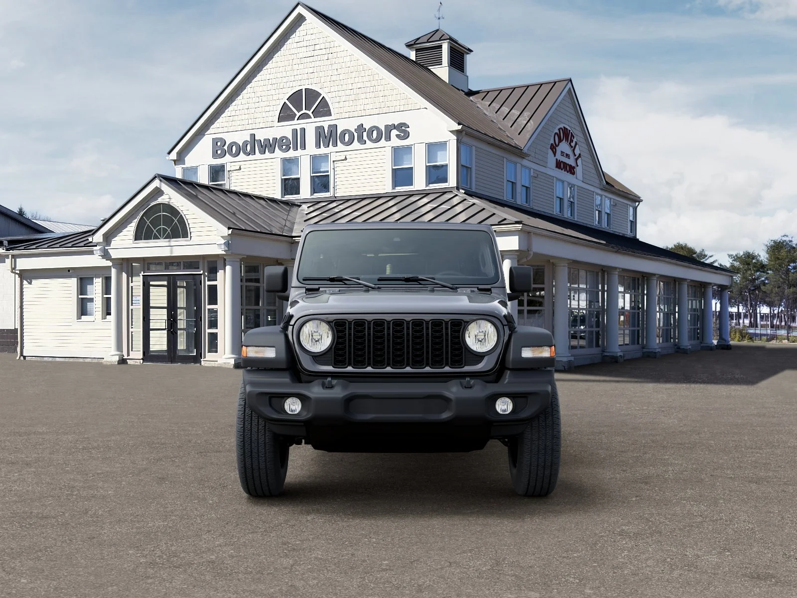 New 2026 Granite Crystal Metallic Clear-Coat Exterior Paint Jeep 4-Door Sport image 32