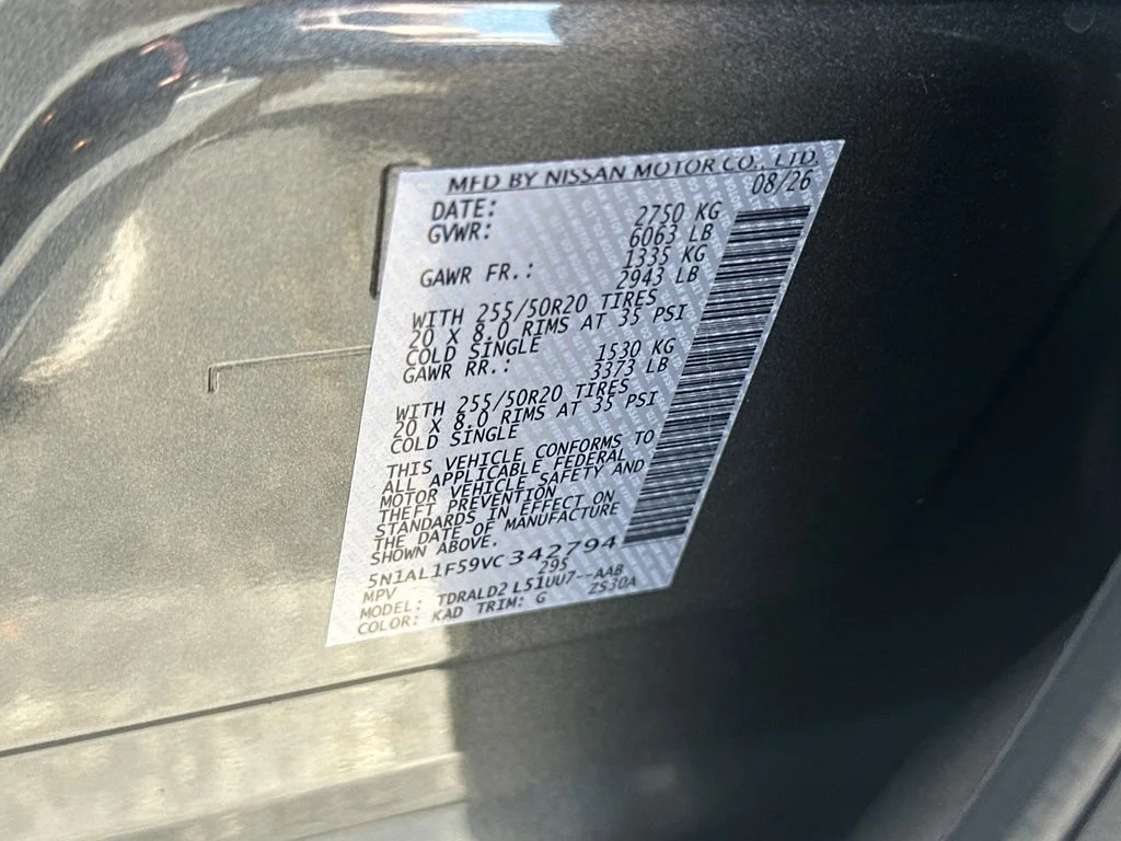 New 2027 GRAPHITE SHADOW INFINITI Luxe FWD image 32
