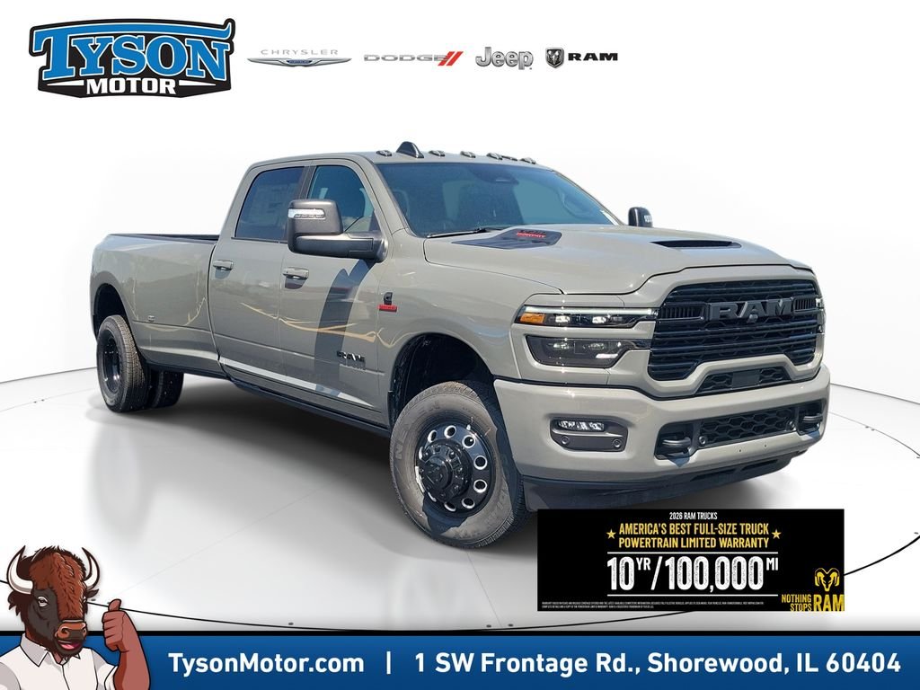 New 2026 Ceramic Gray Clear-Coat Exterior Paint RAM Laramie image 1