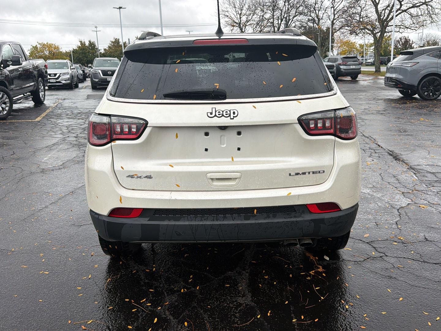 Used 2019 Pearl White Tri-Coat Jeep Limited image 4