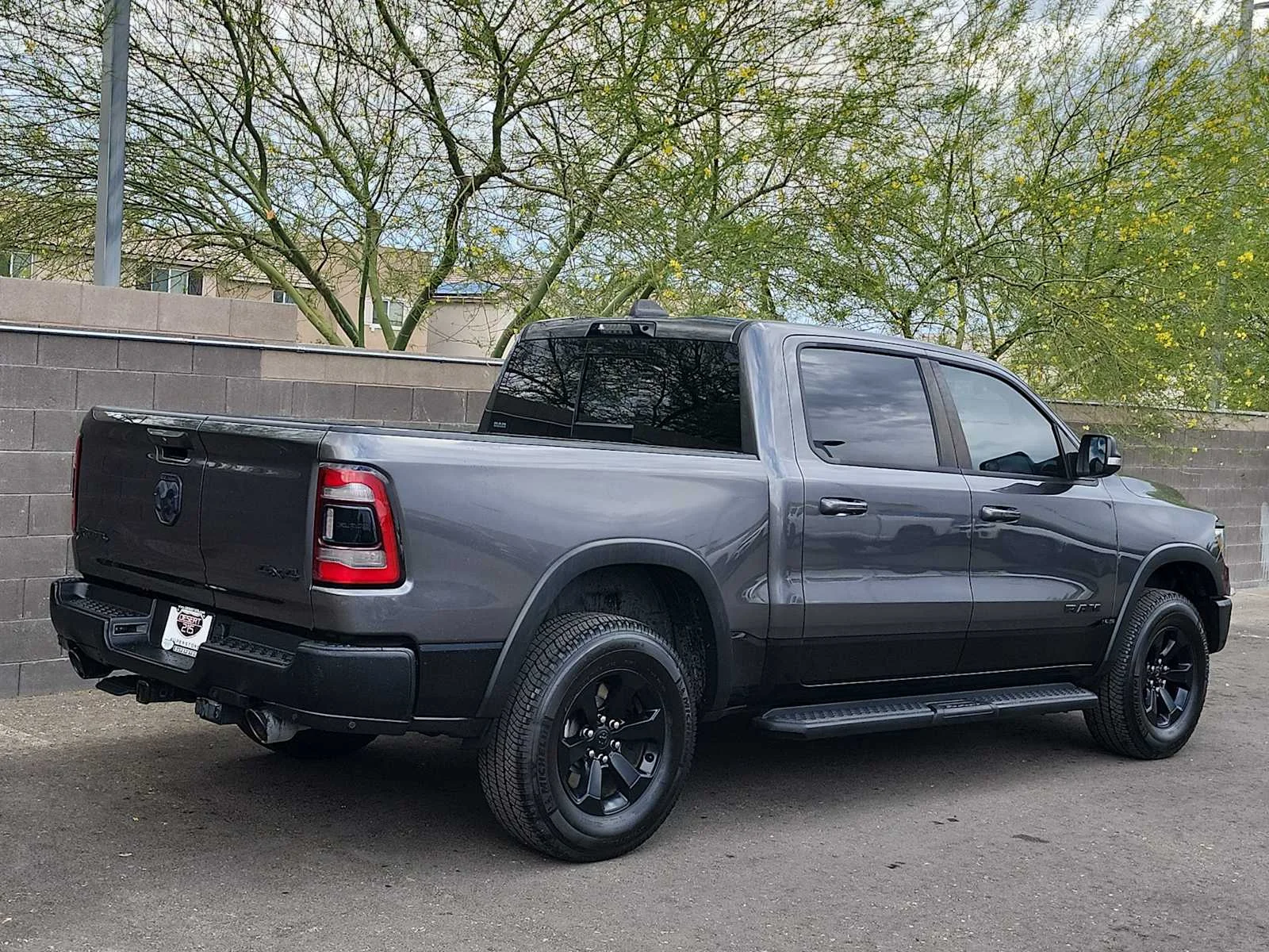 Used 2021 Granite Crystal Metallic Clearcoat Ram Rebel image 8