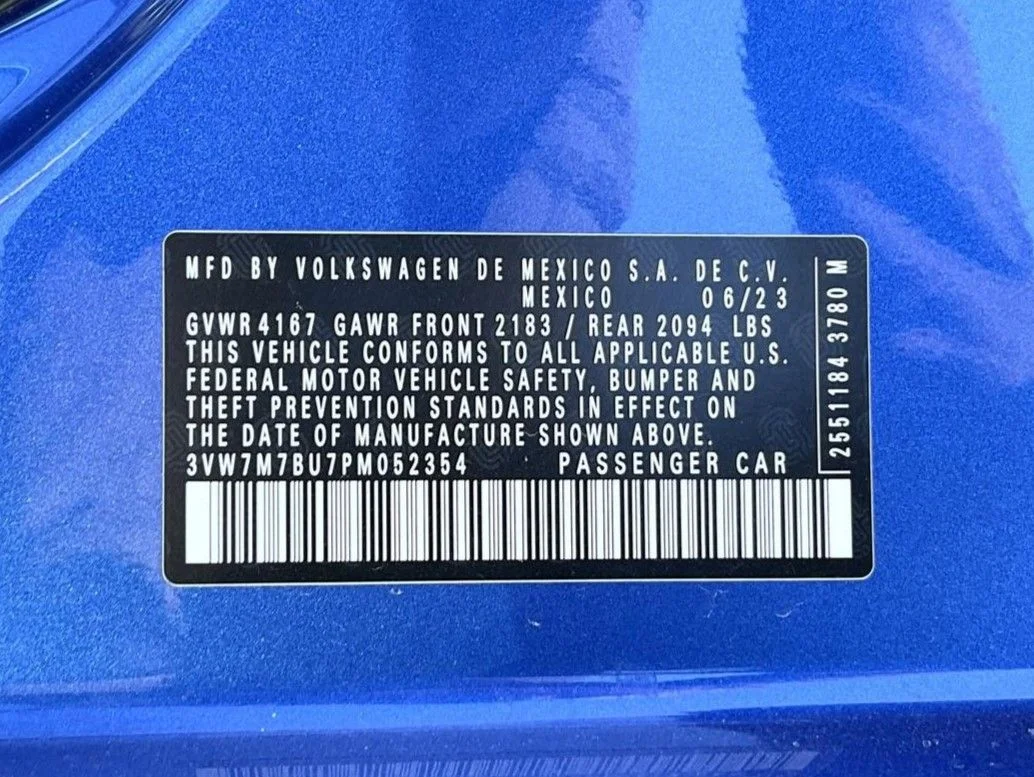 Used 2023 Blue Volkswagen 1.5T SE image 26
