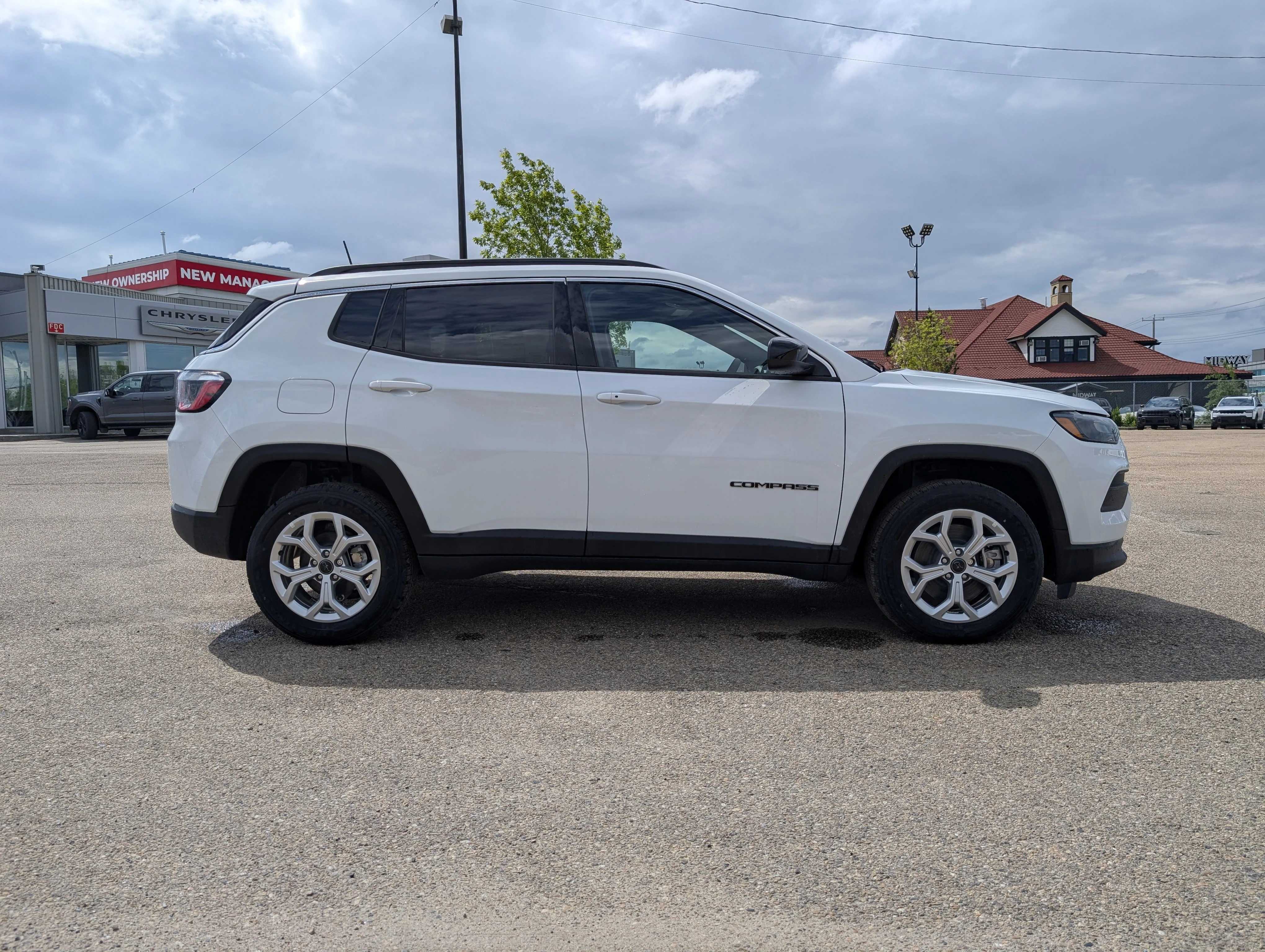 New 2026 Bright White Jeep North image 8