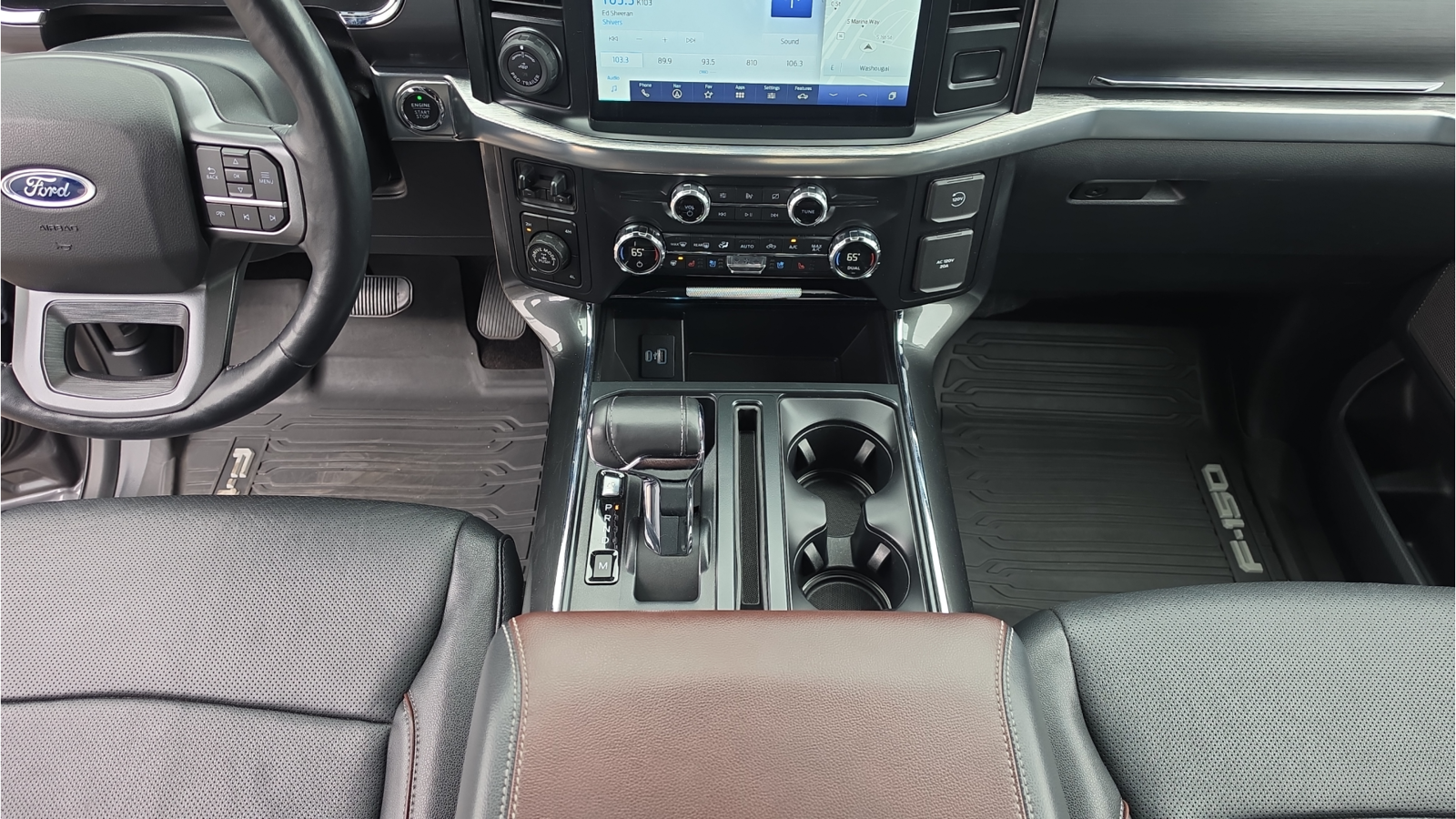 Used 2021 Carbonized Gray Metallic Ford Lariat image 17