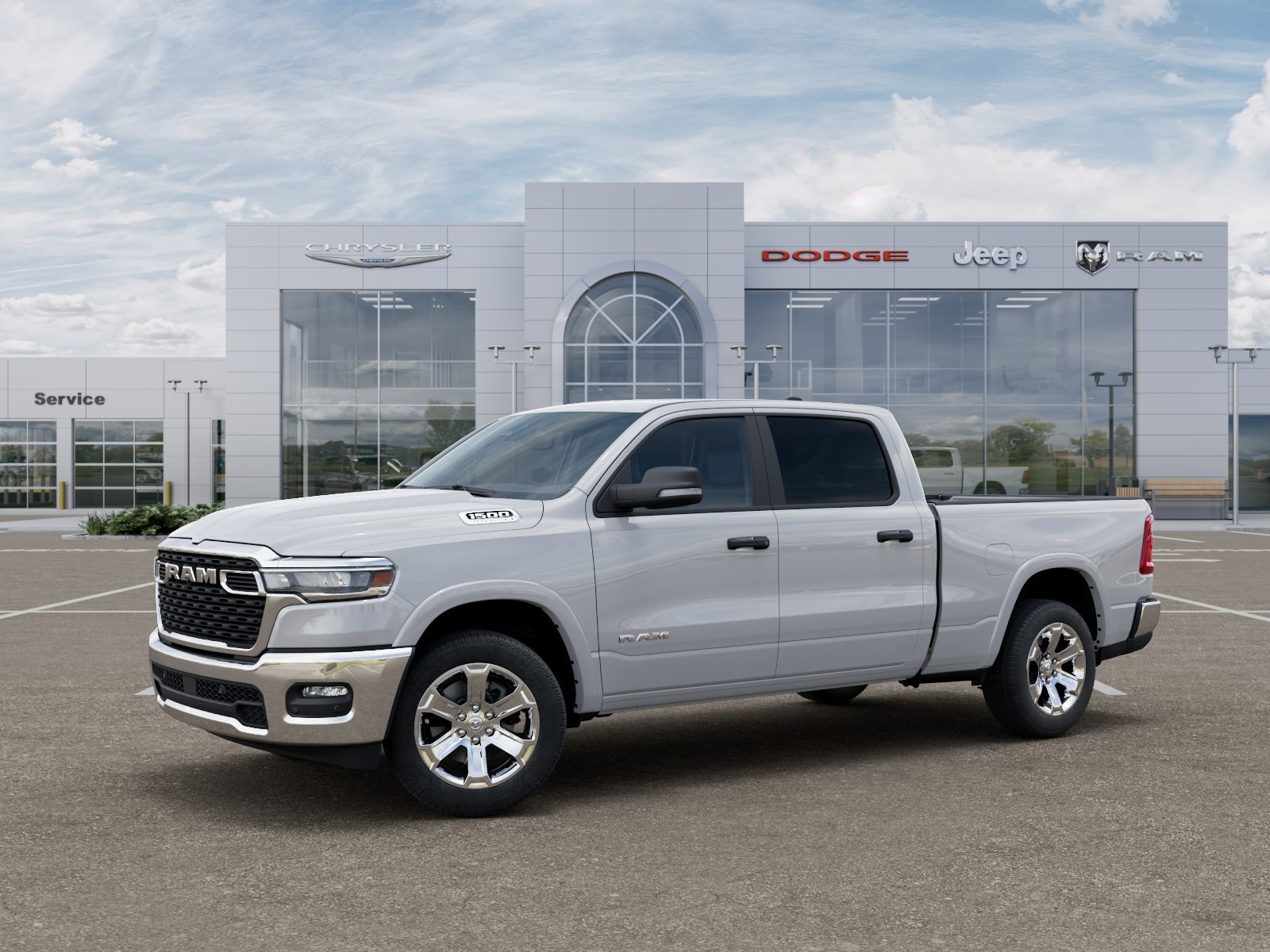 New 2026 Bright White Clear-Coat Exterior Paint RAM Big Horn/Lone Star image 29