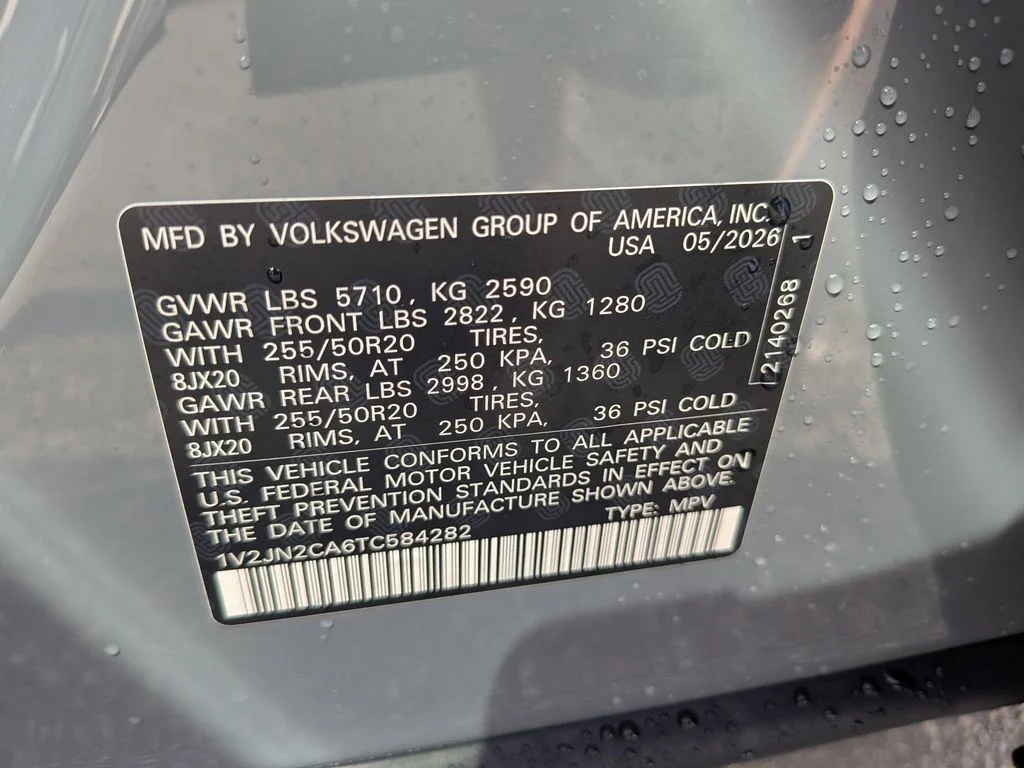 New 2026 Gray Volkswagen 2.0T SE w/Technology image 32