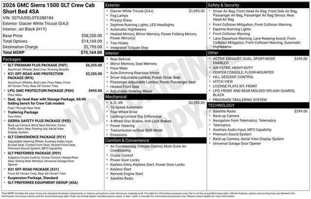 2026 GMC Sierra 4WD Crew Cab Short Box SLT's photo