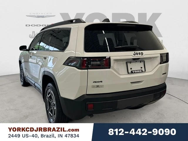 New 2026 Bright White Clear-Coat Exterior Paint Jeep Limited image 3