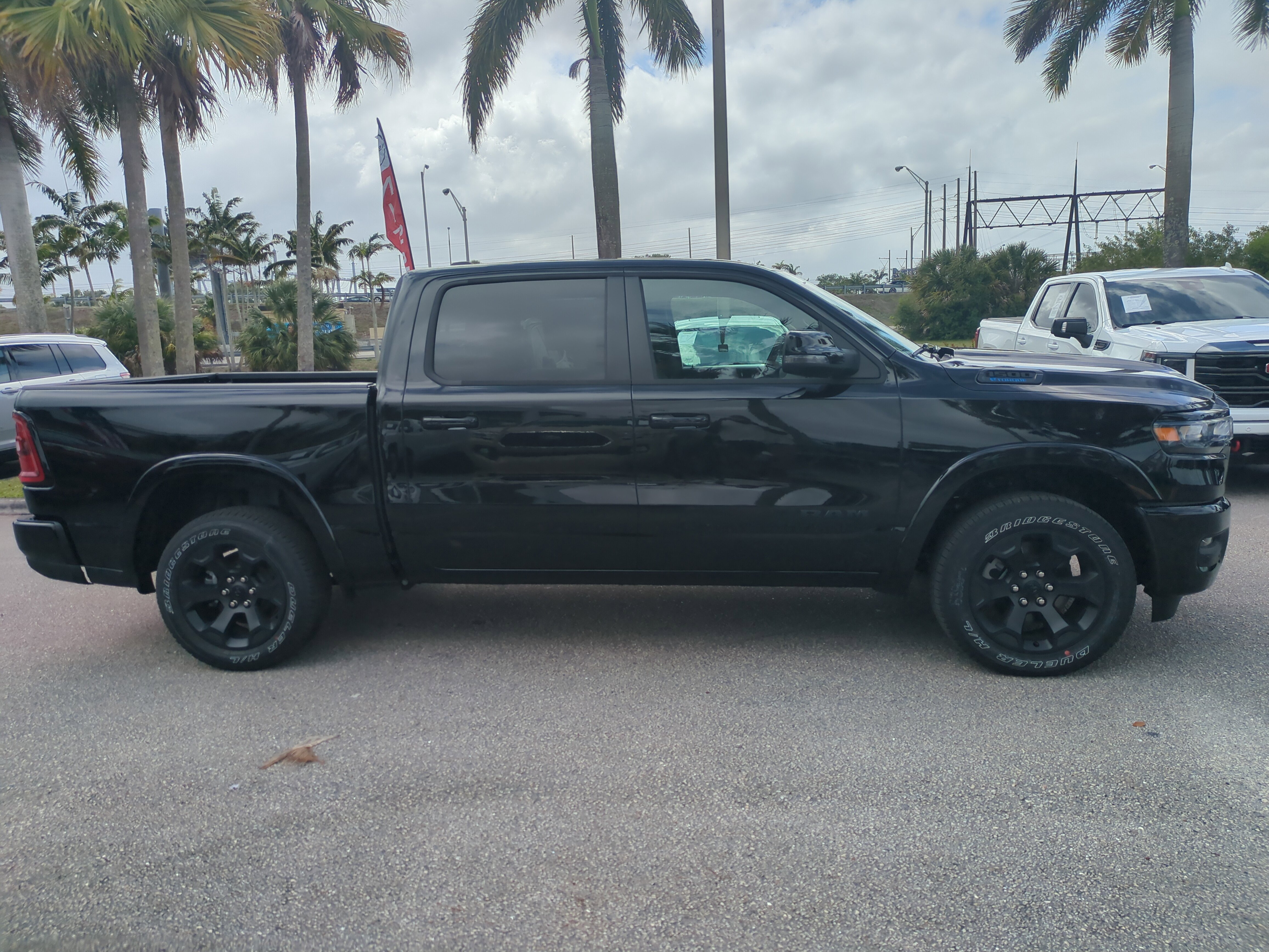 New 2025 Diamond Black Crystal Pearlcoat RAM Big Horn image 3