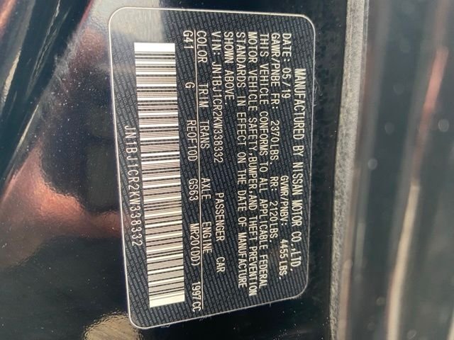 Used 2019 Magnetic Black Pearl Nissan S image 53