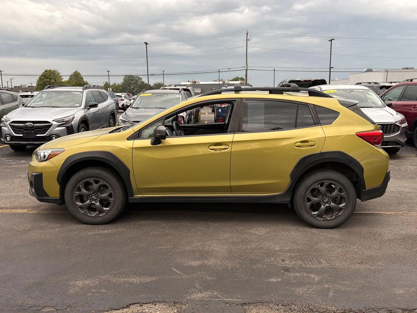 Used 2023 Plasma Yellow Pearl Subaru Sport image 11