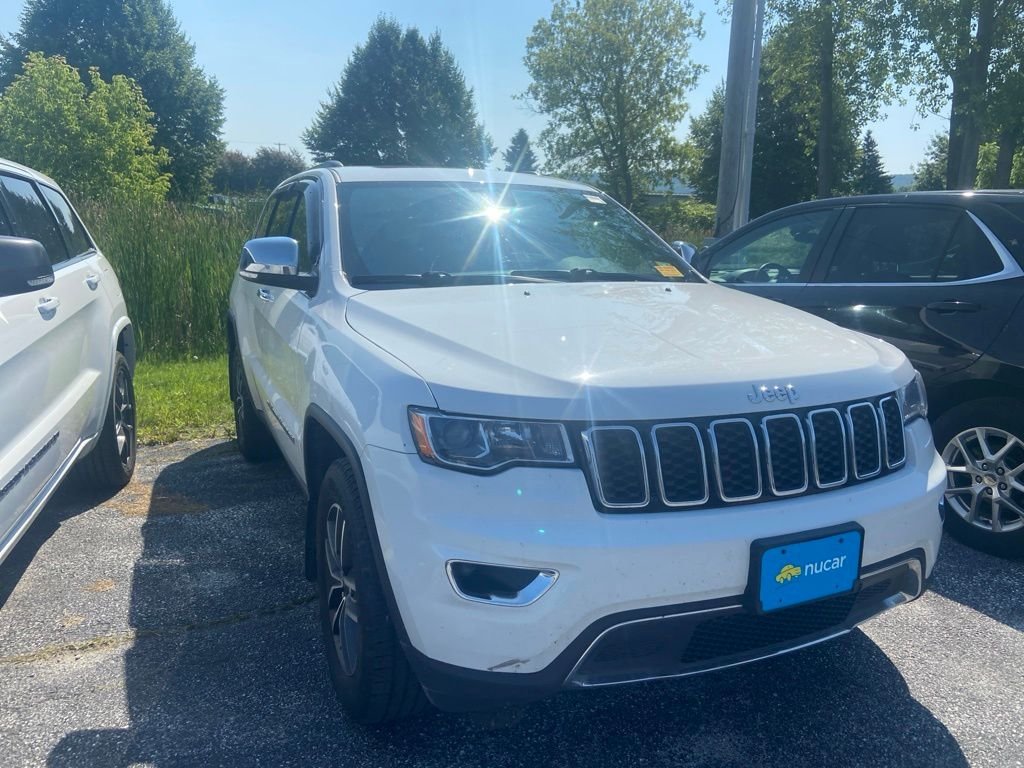 Used 2022 Bright White Clearcoat Jeep Limited image 1