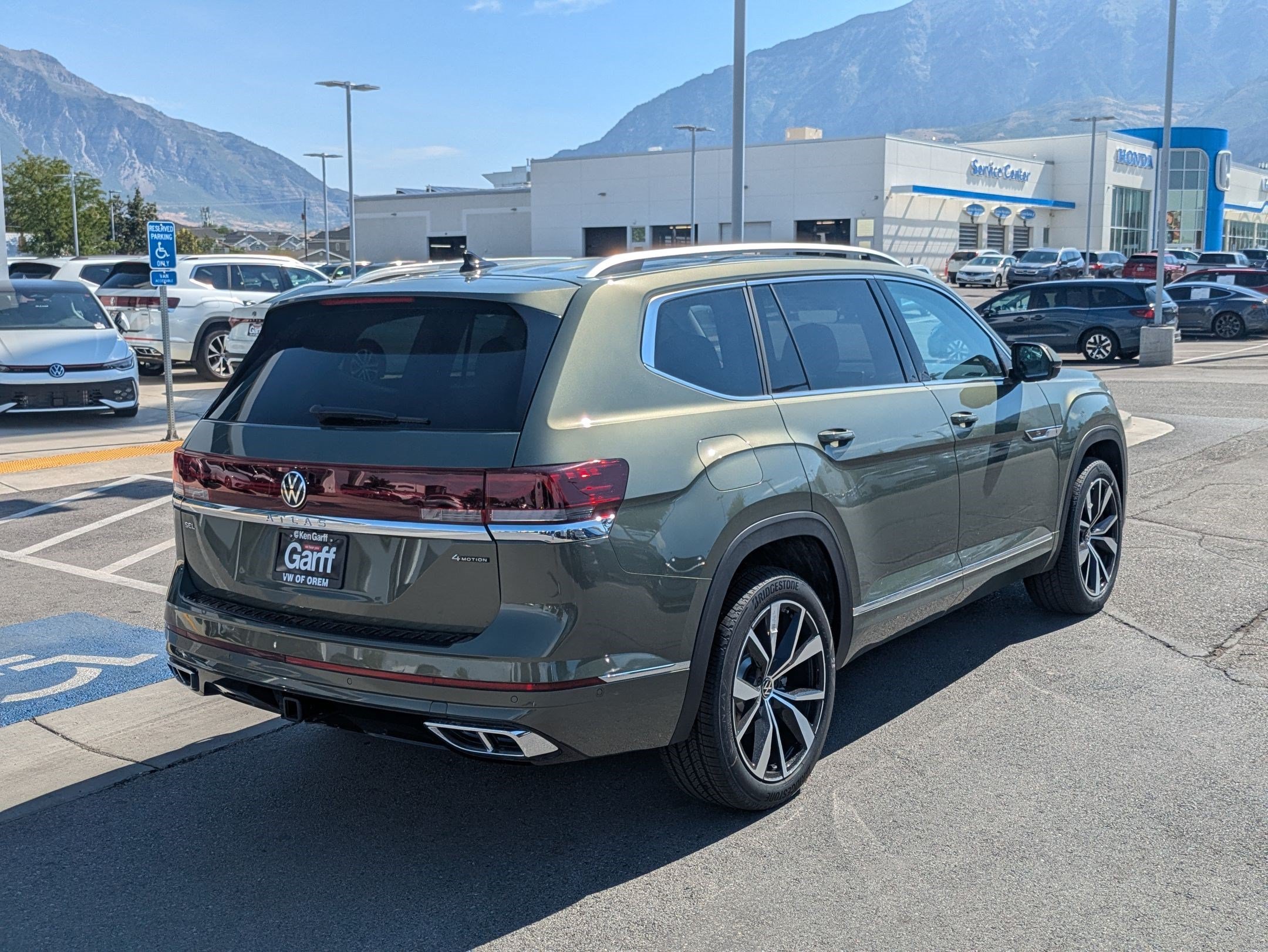New 2026 Green Metallic Volkswagen 2.0T SEL Premium R-Line image 3