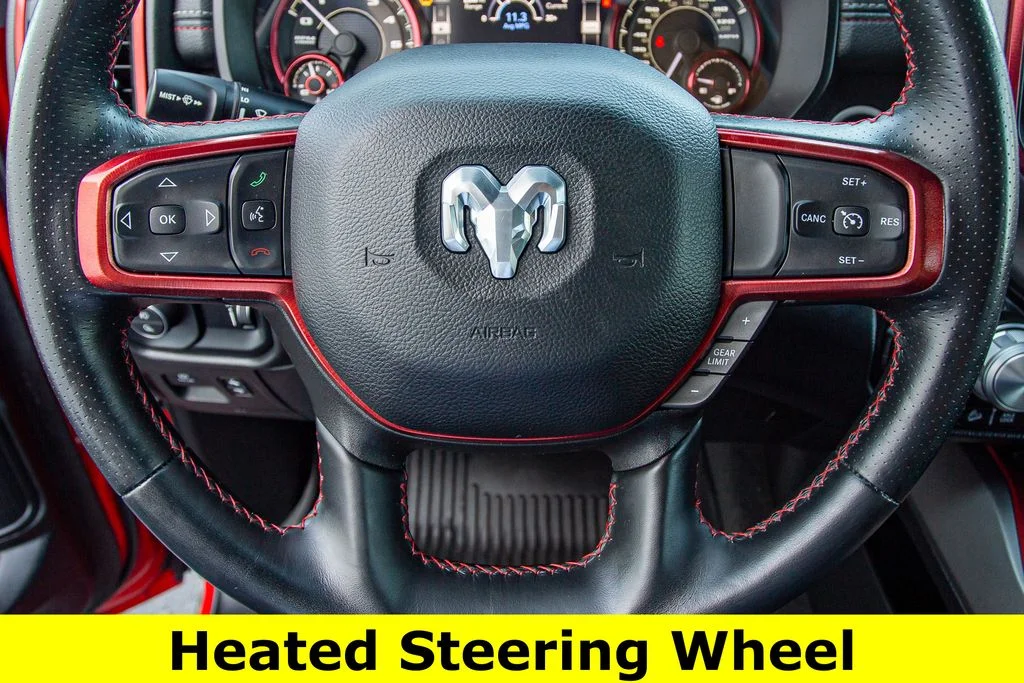 Used 2022 Flame Red Clearcoat Ram 4WD Rebel image 9
