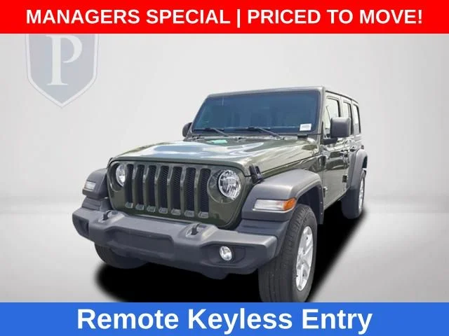 Used 2022 Green Jeep Unlimited Sport S image 12