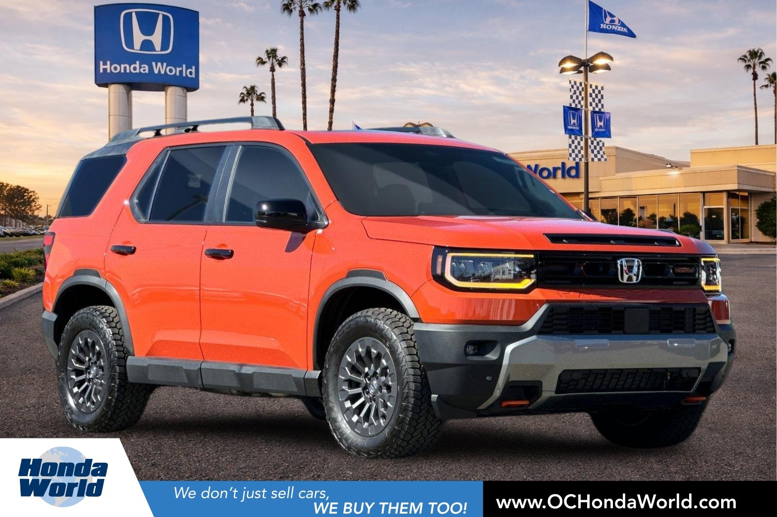 New 2026 Sunset Orange Honda TrailSport image 1