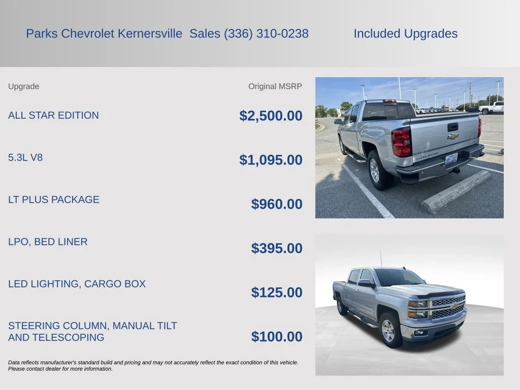 Used 2015 Silver Chevrolet LT image 4