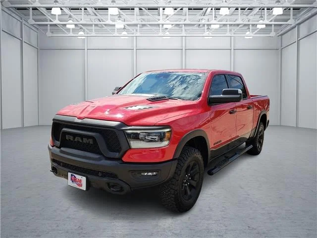Used 2024 Flame Red Clearcoat RAM Rebel 4x4 Crew Cab 144.5 in. WB image 1