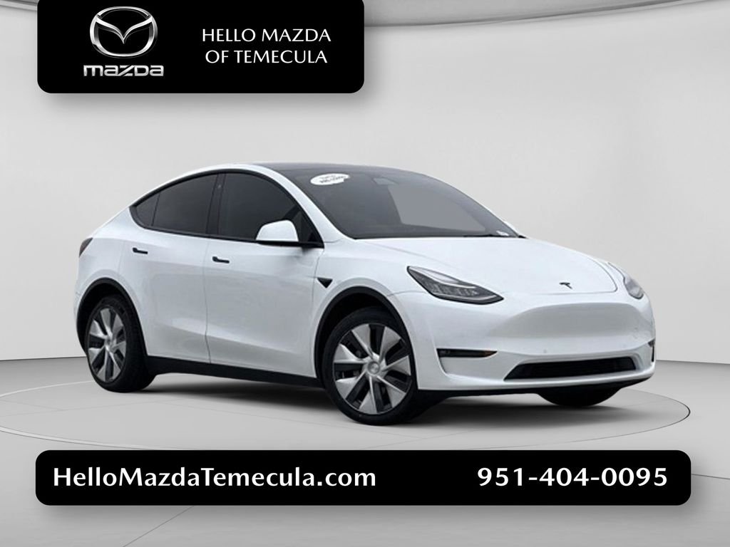Used 2022 Pearl White Multi-Coat Tesla Long Range image 1