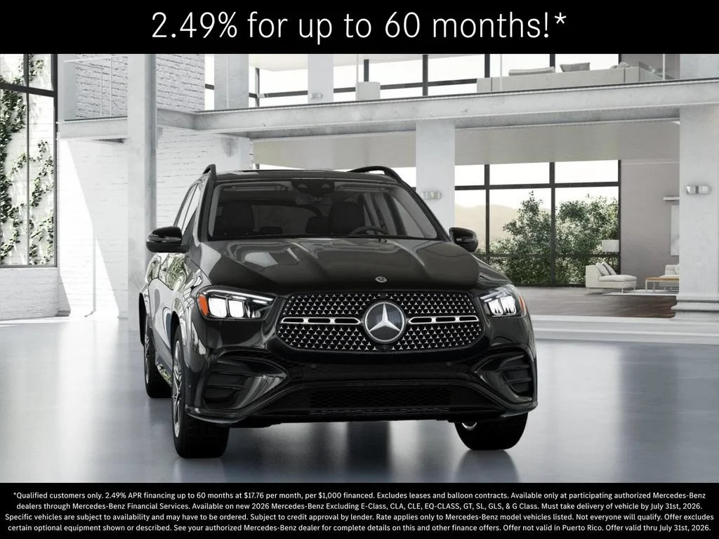 New 2026 Obsidian Black Metallic Mercedes-Benz GLE 350 image 50