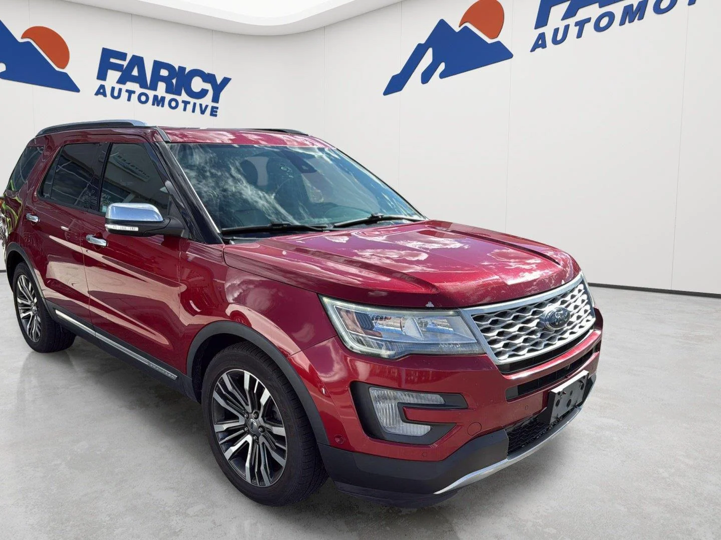 Used 2017 Ruby Red Metallic Tinted Clearcoat Ford Platinum image 2