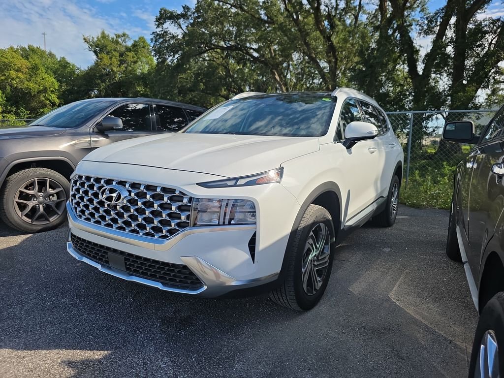 Certified Used 2023 Serenity White Pearl Hyundai SEL image 3