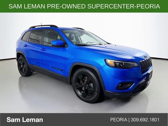 Used 2021 Blue Jeep Latitude Plus image 1