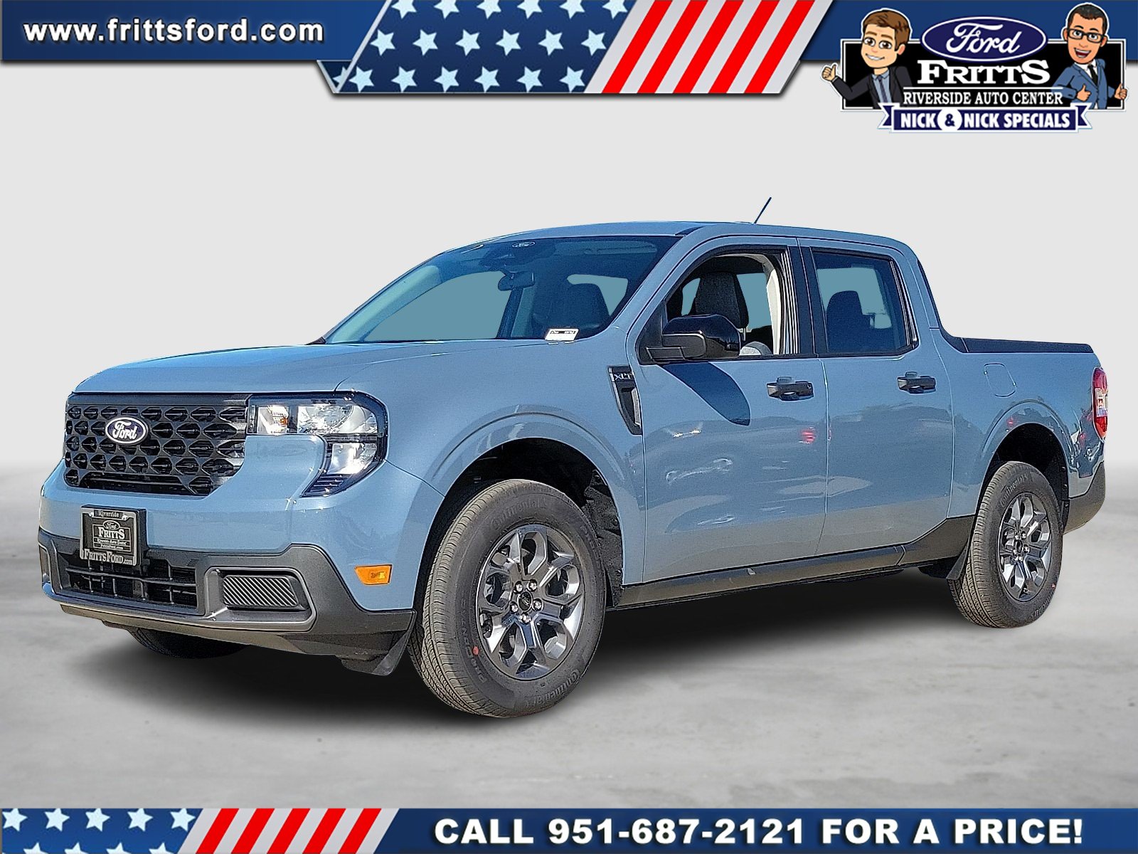 New 2026 Azure Gray Metallic Tri-Coat Ford XLT image 1