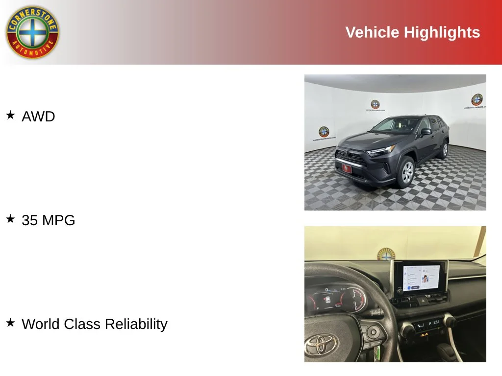 Used 2025 Toyota RAV4 LE with VIN 2T3F1RFV1SC513031 for sale in Elk River, Minnesota