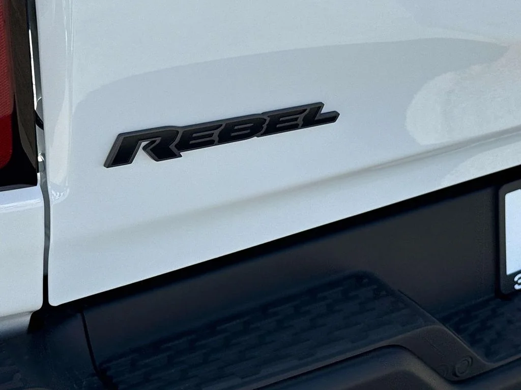 New 2026 Bright White Clear Coat RAM Rebel Crew Cab 4x4 5