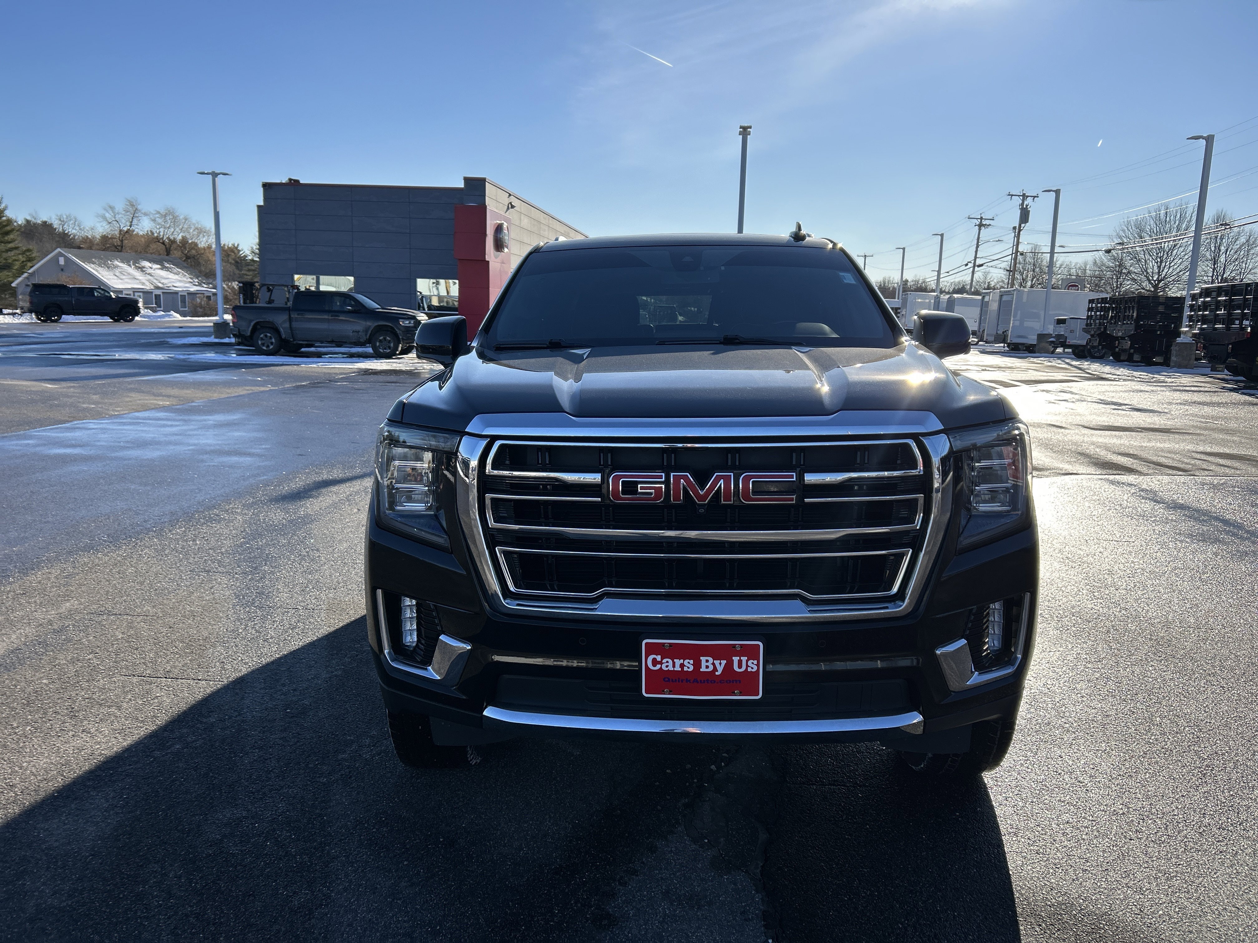 Used 2021 Onyx Black GMC SLT image 3