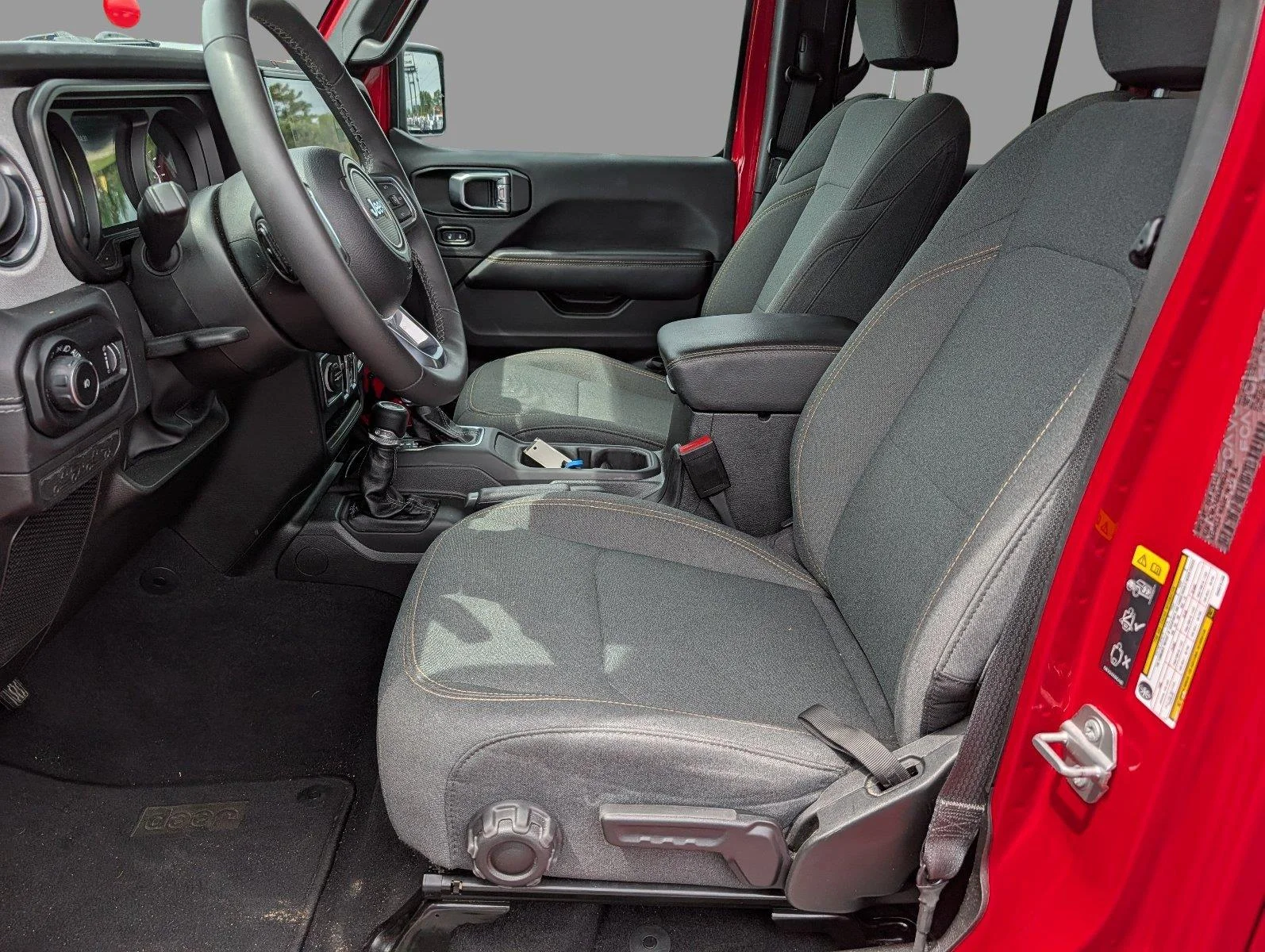 Used 2025 Firecracker Red Clearcoat Jeep Sahara image 10