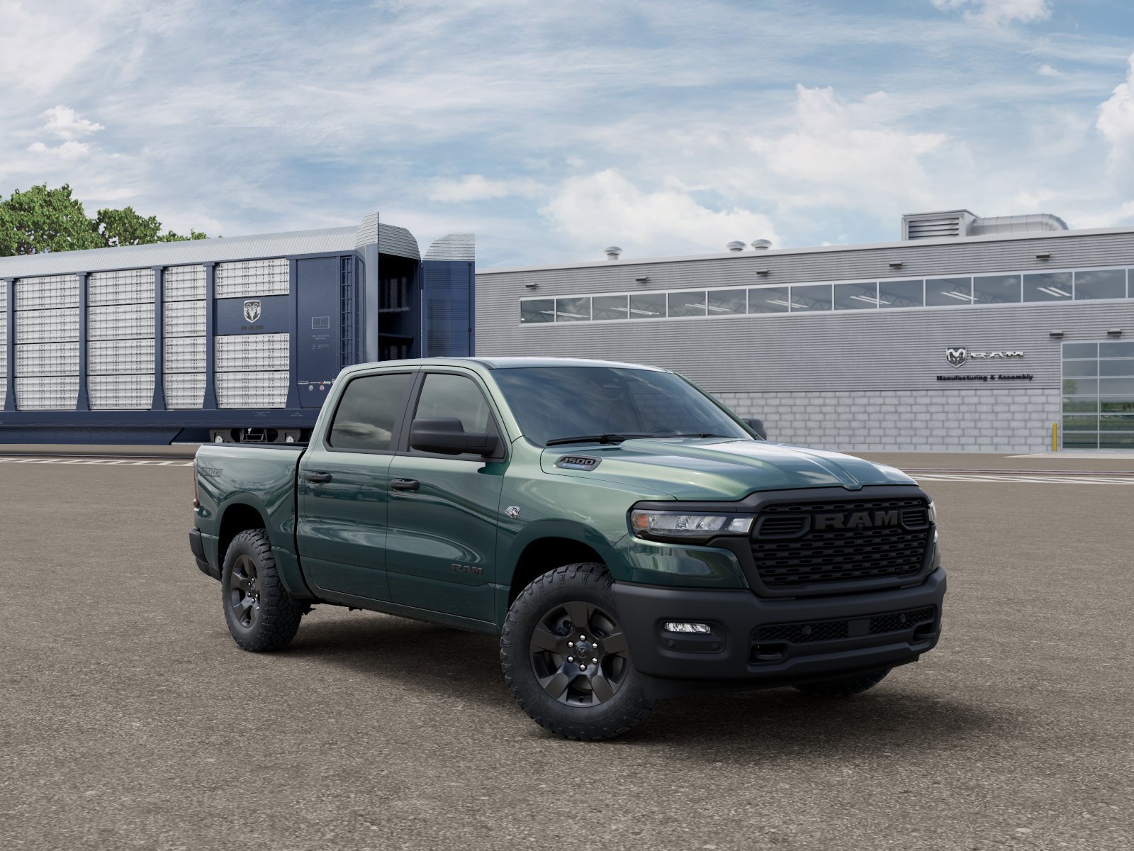 New 2026 Serrano-Green Metallic Exterior Paint RAM Warlock image 3