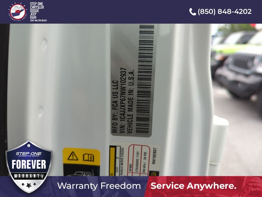 Used 2022 White Jeep Unlimited Sahara 4xe image 35