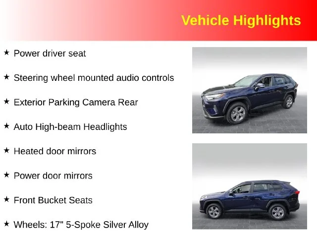 Used 2023 Blue Toyota XLE image 3