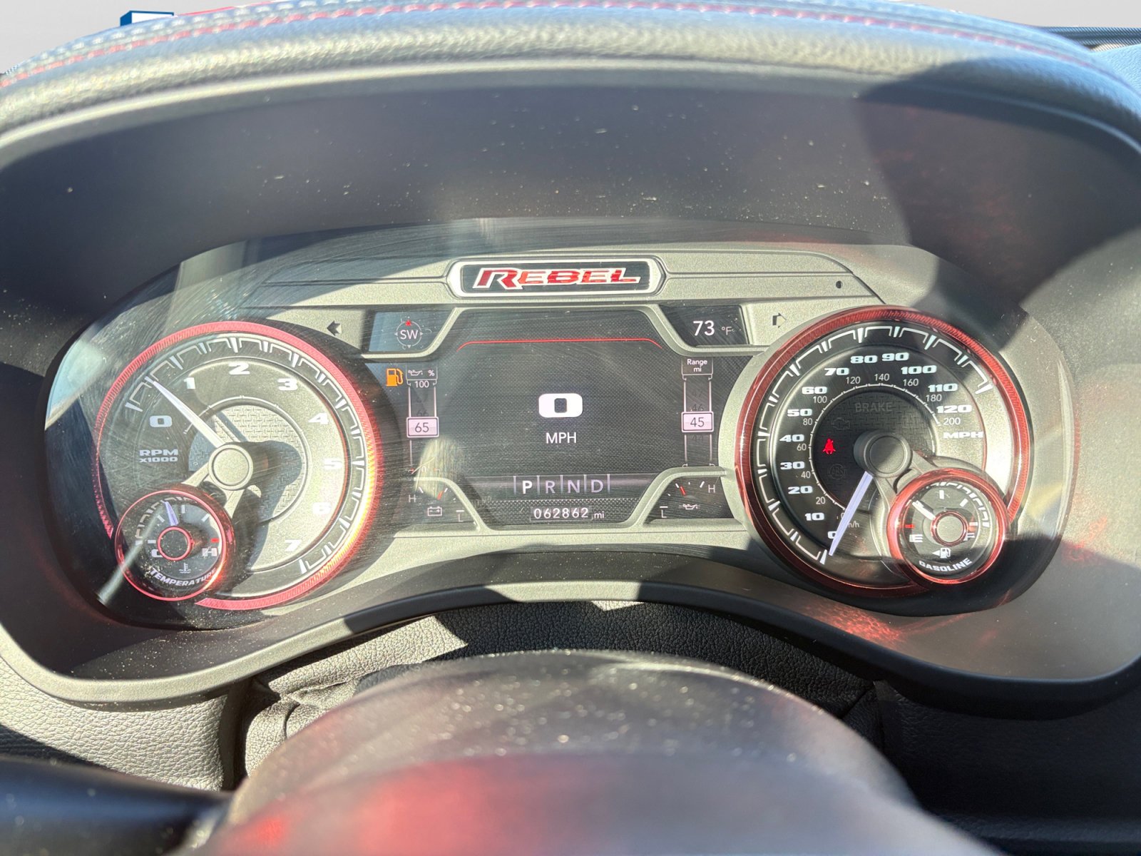 Used 2021 Granite Crystal Metallic Clearcoat Ram Rebel image 14