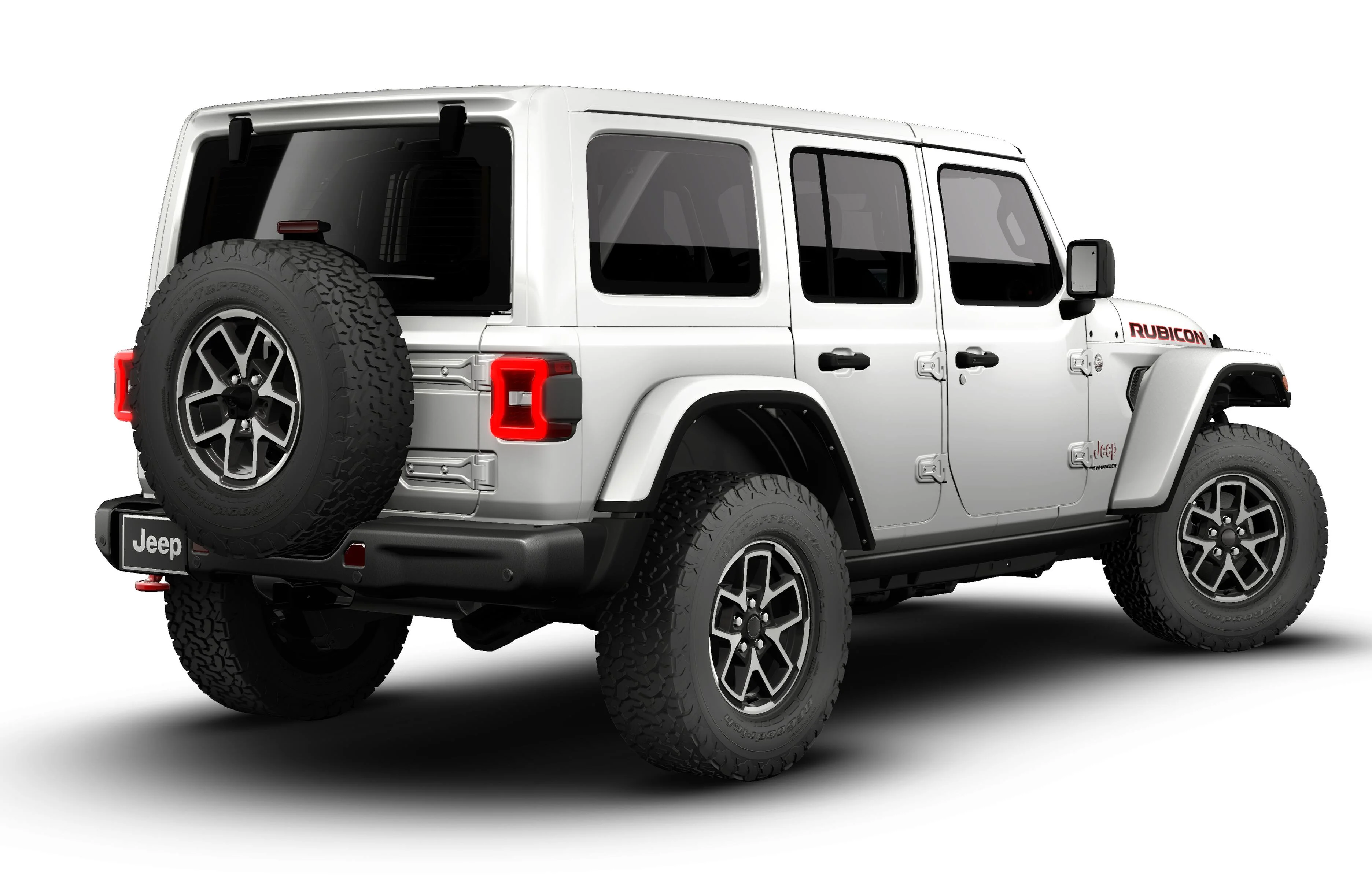 New 2026 Bright White Clear-Coat Exterior Paint Jeep Rubicon image 28
