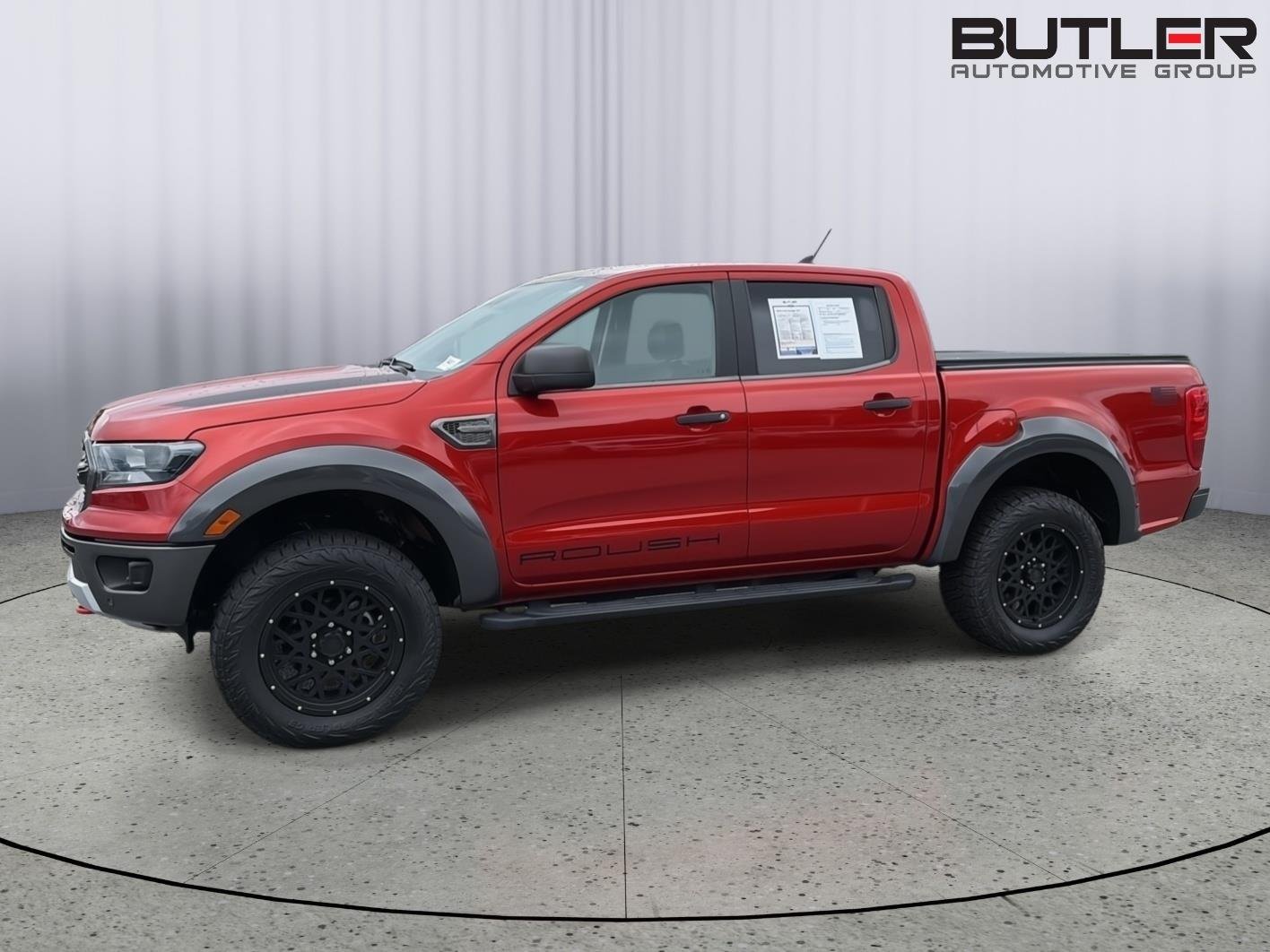 Used 2022 Hot Pepper Red Metallic Tinted Clearcoat Ford XLT Roush image 3