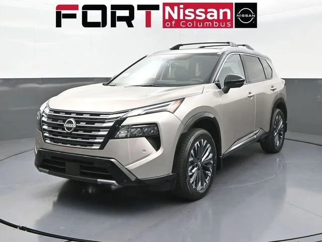 New 2026 Champagne Silver Metallic / Super Black Two-tone Nissan Platinum image 1