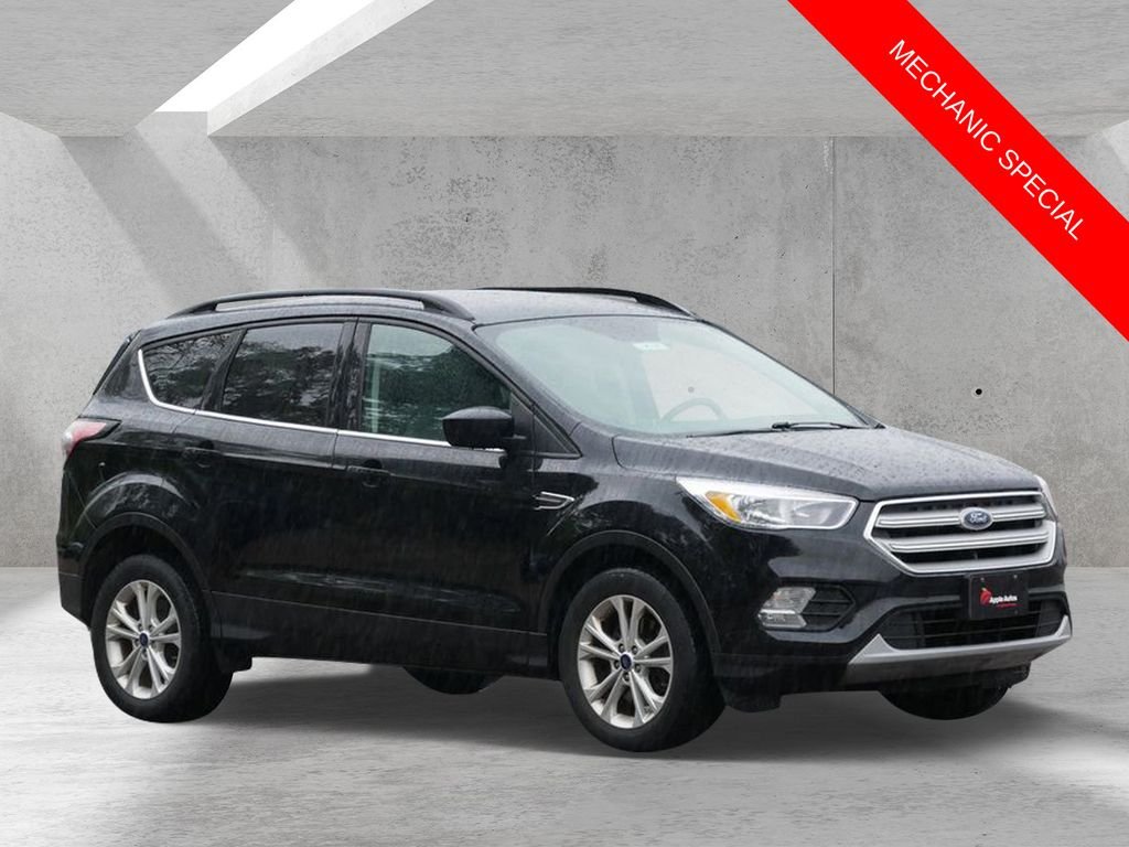Used 2018 Black Ford SE image 1