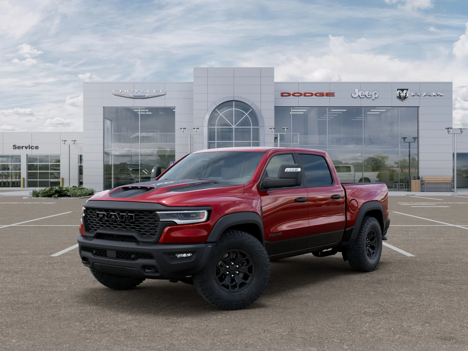 New 2026 Molten Red Pearl-Coat Exterior Paint RAM RHO image 29