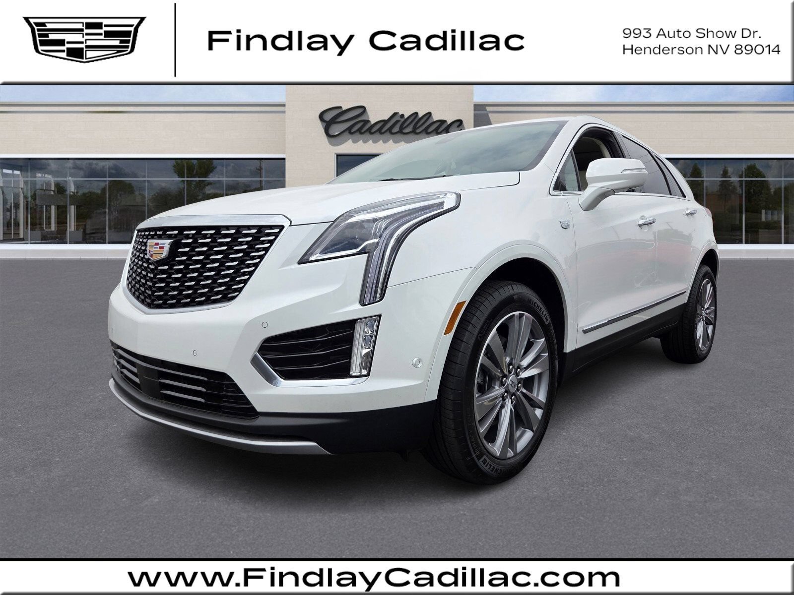 New 2026 Crystal White Tricoat Cadillac Premium Luxury image 1