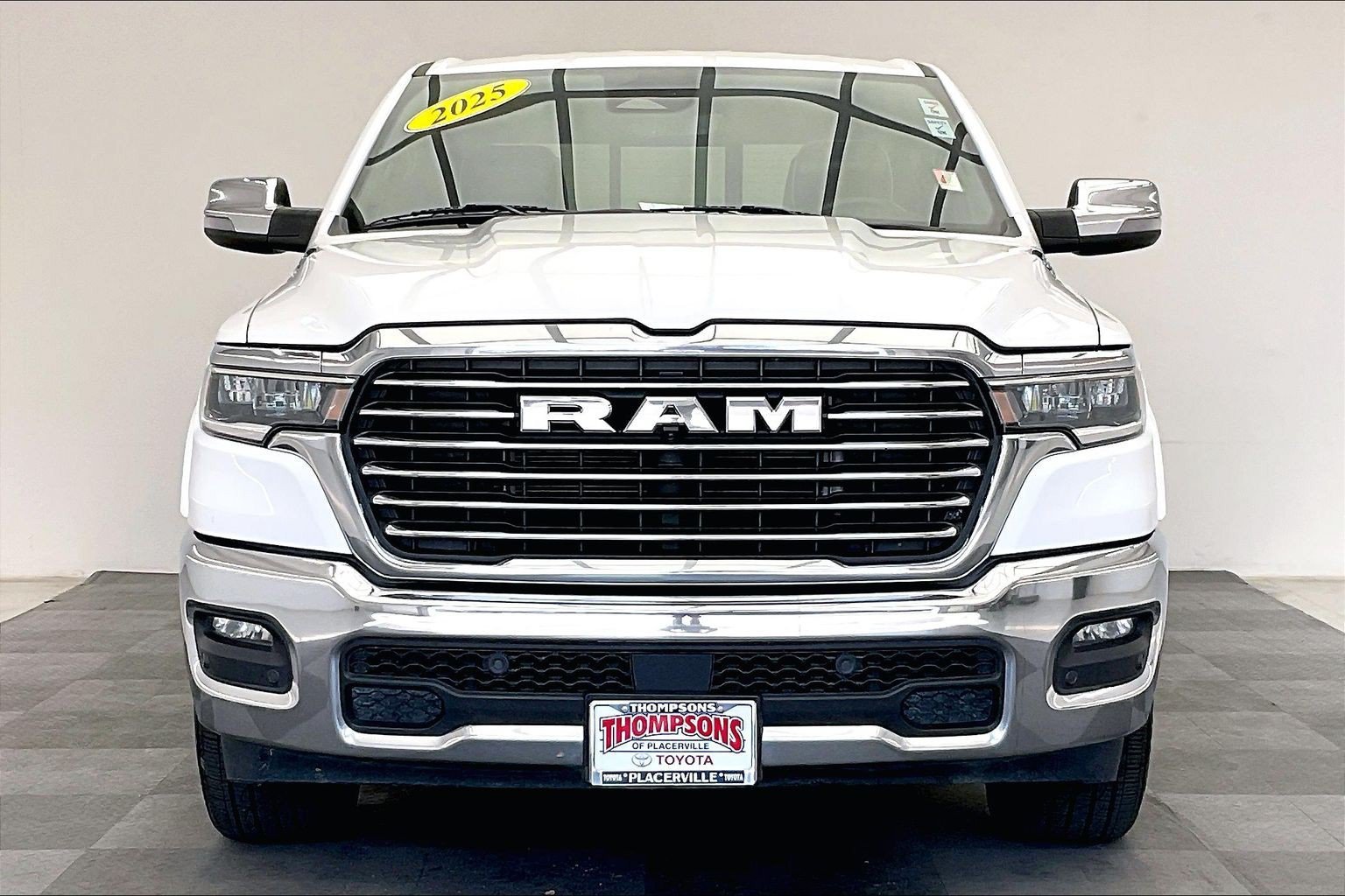 Used 2025 Bright White Clearcoat Ram Laramie image 2