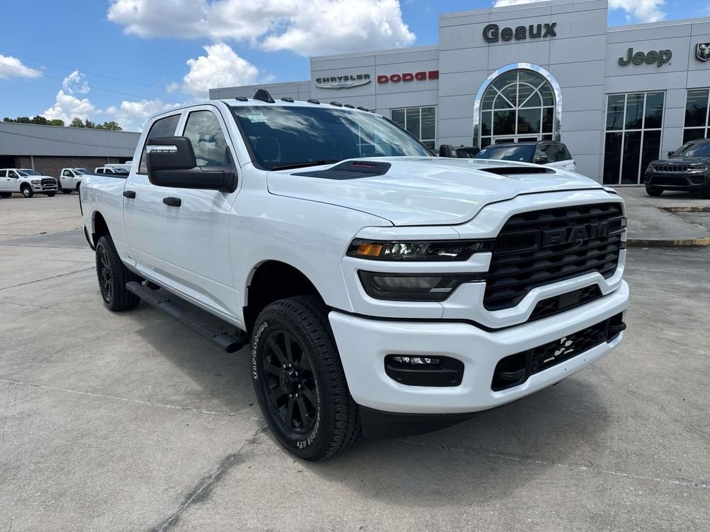 New 2026 Bright White Clear-Coat Exterior Paint RAM Black Express image 2