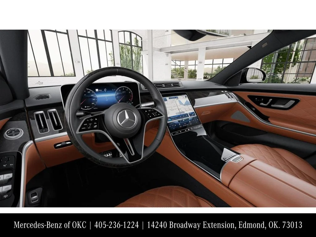 New 2026 Obsidian Black Metallic Mercedes-Benz S 580 image 3