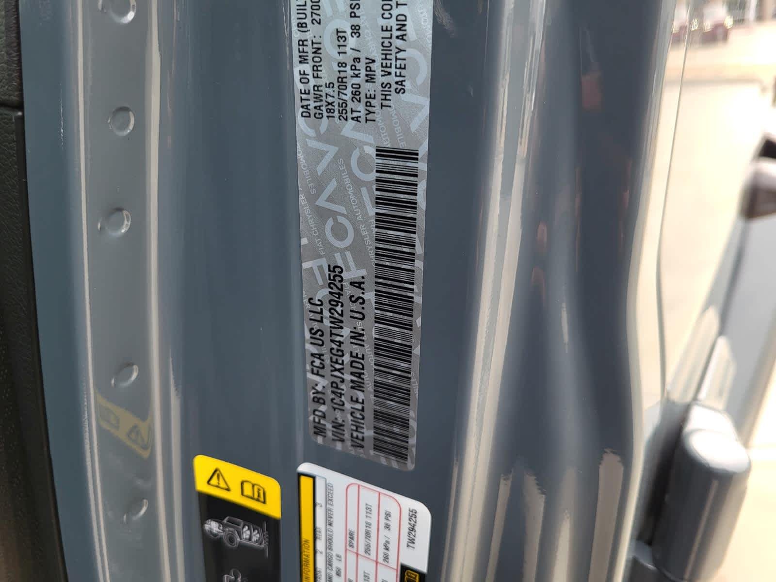 New 2026 Anvil Clear-Coat Exterior Paint Jeep Sahara image 23