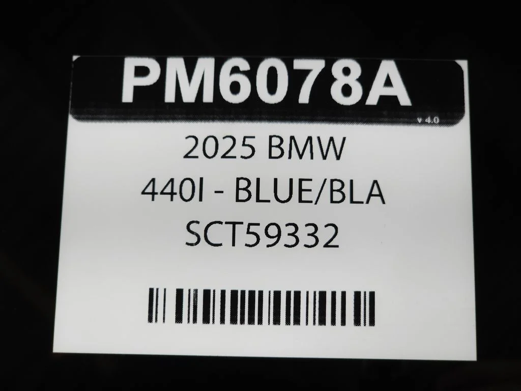 Used 2025 Blue Metallic BMW M440i xDrive image 30