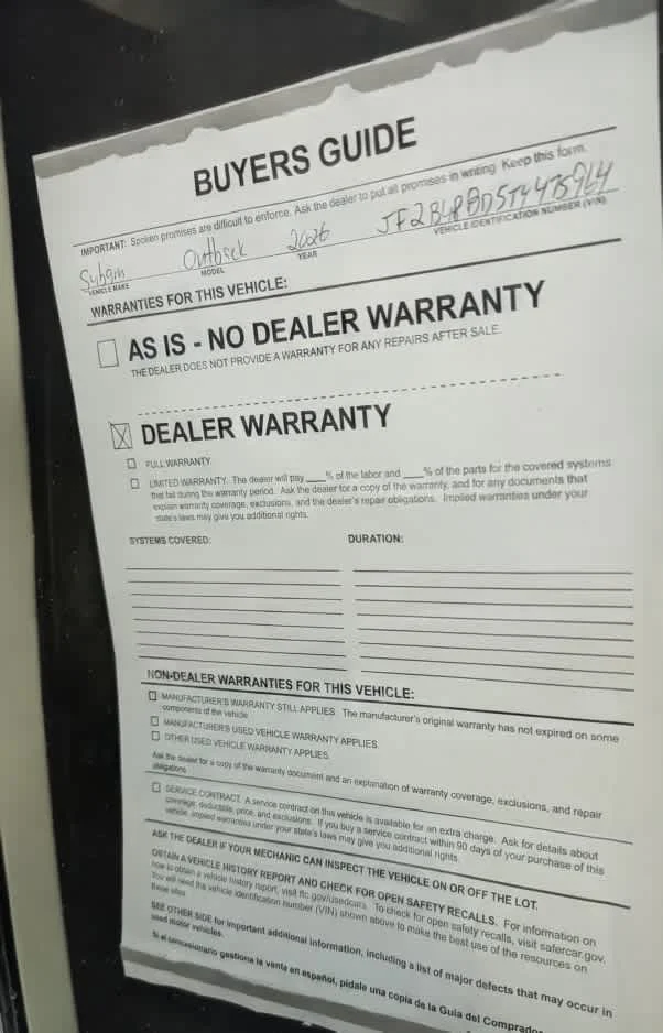 Certified Used 2026 Crystal White Pearl Subaru Premium image 12